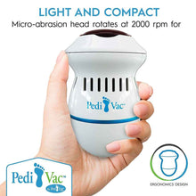 Cargar imagen en el visor de la galería, Lima Eléctrica para Pies Recargable con Aspiradora - Removedor de Callos para una Piel Suave y Exfoliada - Loomar