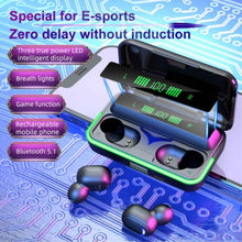 Cargar imagen en el visor de la galería, Auriculares Bluetooth 5.3 Inalámbricos HiFi Estéreo con Micrófono, Pantalla LED e IPX7 a Prueba de Agua - Loomar
