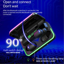 Cargar imagen en el visor de la galería, Auriculares Bluetooth 5.3 Inalámbricos HiFi Estéreo con Micrófono, Pantalla LED e IPX7 a Prueba de Agua - Loomar
