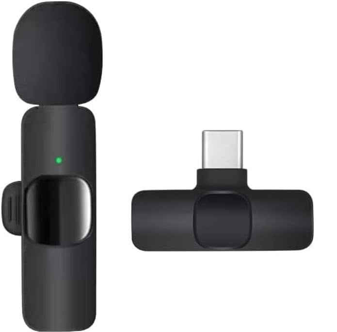 Micrófono Inalámbrico K9 para Móviles Compatible con iPhone y Android - Calidad Profesional para Vídeos y Podcast - Loomar