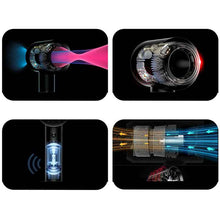 Cargar imagen en el visor de la galería, Secador de Pelo Profesional Iónico sin Aspas con Accesorios Intercambiables - Loomar
